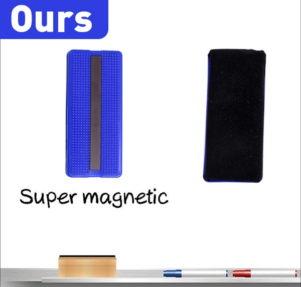 Magnetic Whiteboard Eraser - Dry Erase Cleaner for Classroom & Office ...