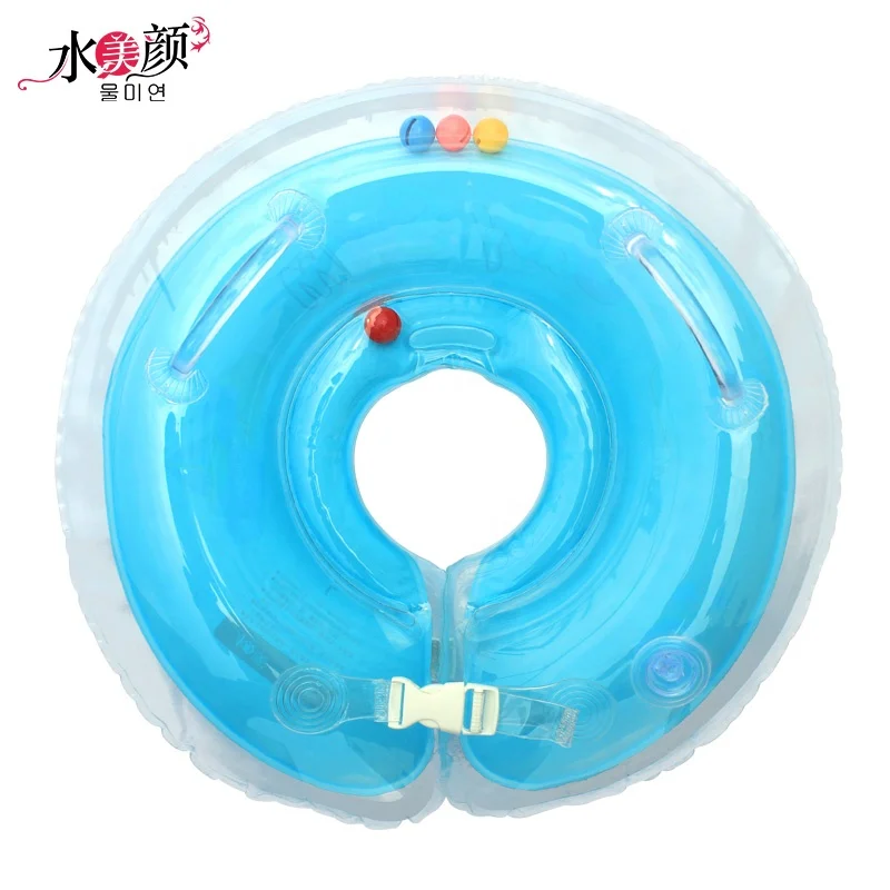 Baby Inflatable Swim Neck Ring Infant Inflatable Round Swim Neck Float