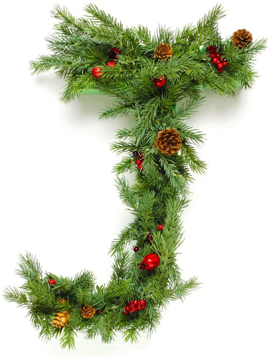 Christmas Picks Green Plants Artificial Pine Branches Faux Greenery