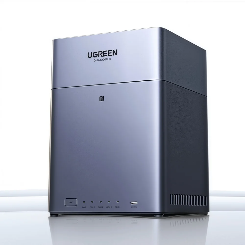 【新品未開封】 UGREEN NAS DH4300 Plus 4ベイ Amazon.co.jp: UGREEN NAS DH4300 Plus 4ベイ デスクトップNAS