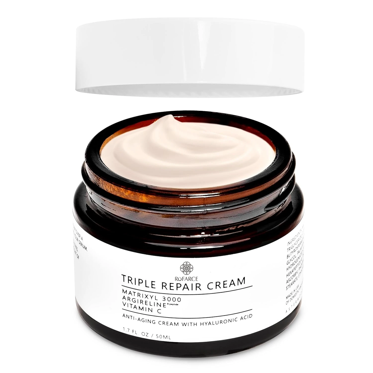 Private Label Anti-Aging Hydrating Matrixyl 3000 Cream Argireline Peptide with Vitamin C Hyaluronic Acid for Face