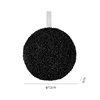 Design circulaire agrandi noir