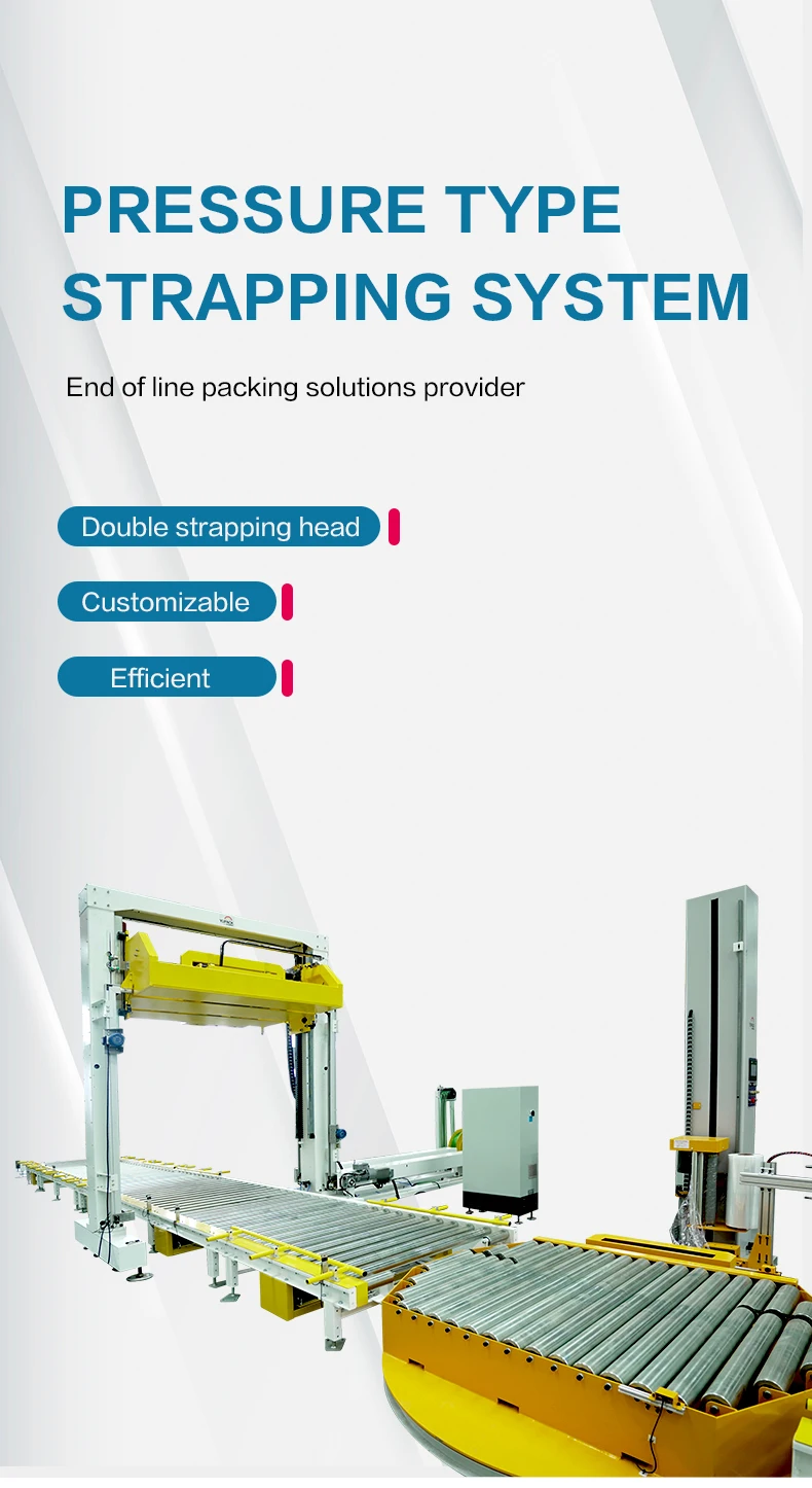 Automatic Wrapping and Strapping Machine - YUPACK MH105C+TP2000FZ