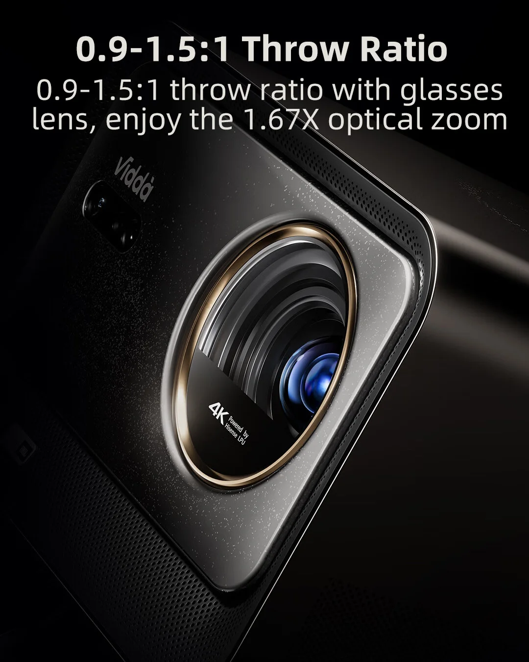 Vidda C3 Ultra 4K Native Video Laser Projector with Android 11