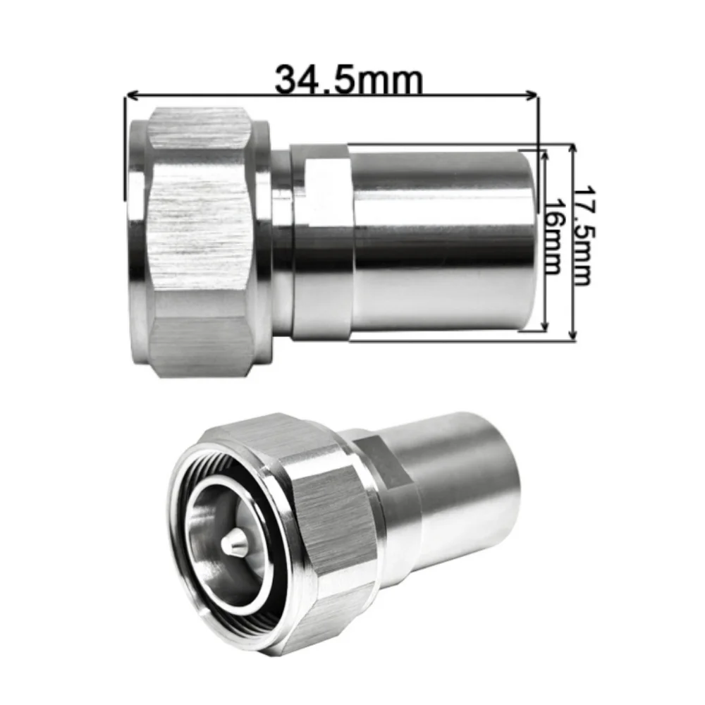 RF Connector 4.3-10 Mini DIN Male Termination Load 1W 2W 5W 0~8.5GHz 50 Ohm RF Coaxial Dummy Load