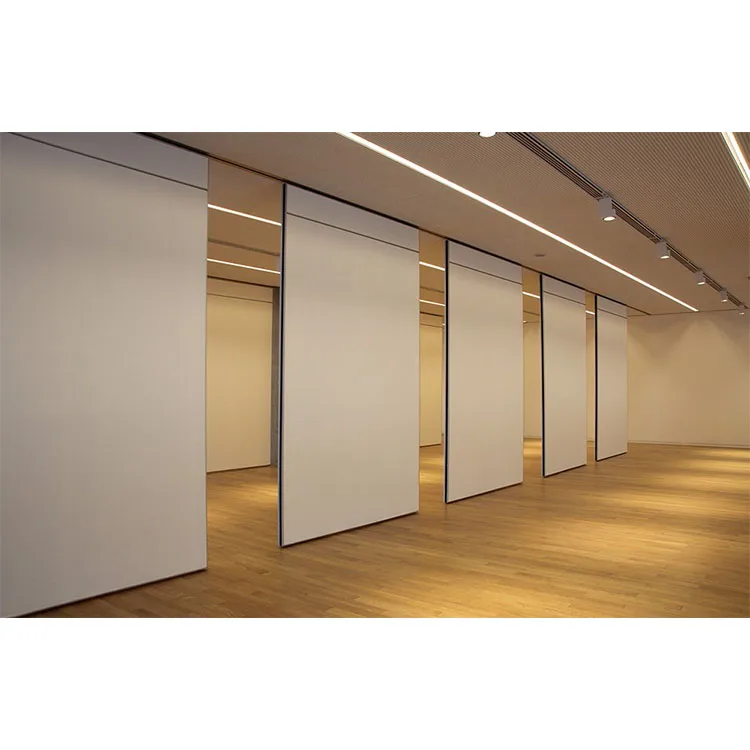 Aluminum Frame Office Partition Movable Wall Room Divider Sliding Folding Partition Wall Manufacturers