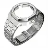 Bracelet en acier argenté avec boîtier en diamant Gen.4