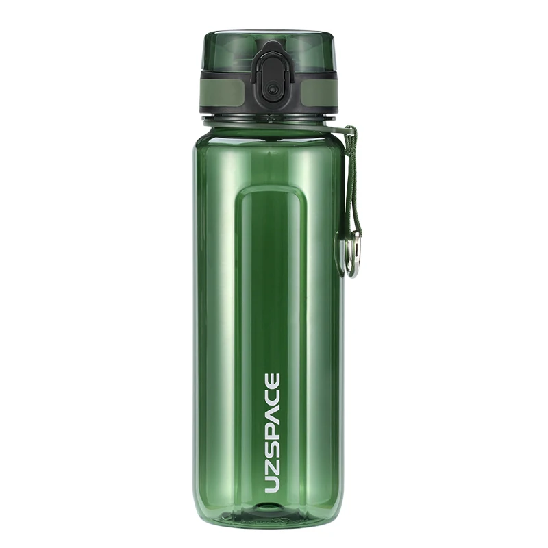 UZSPACE Clear Tritan Plastic & Dishwasher Safe BPA-Free Reusable Sports Water  Bottle Drink at the Gym, in the Car & Outdoors