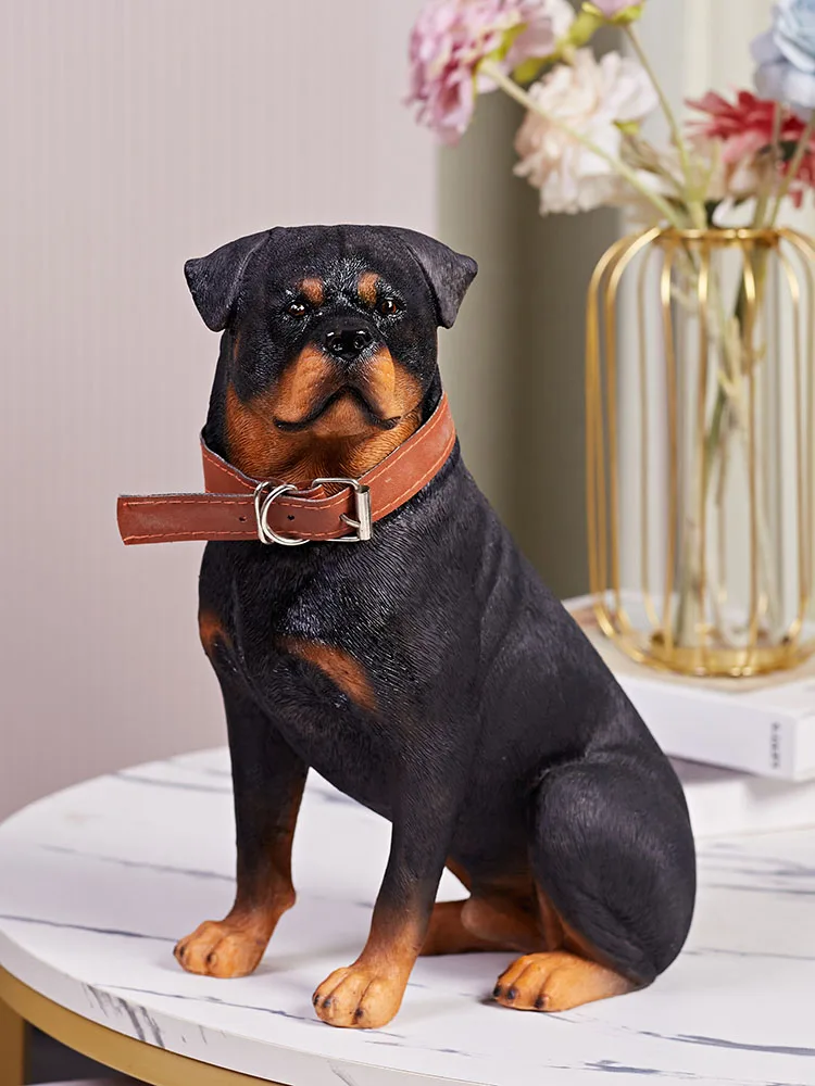 Statues de Rottweiler - Figurines de chiens réalistes à vendre