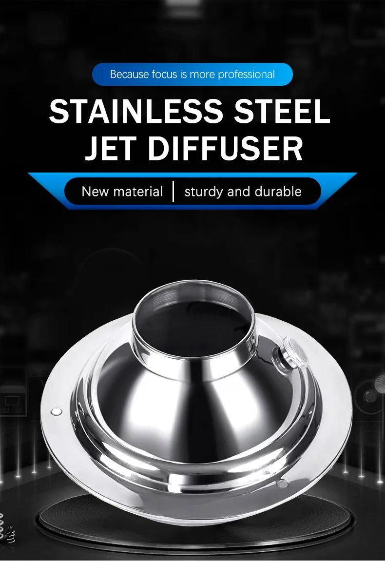 Stainless Diffuser HVAC 304/201 Stainless Steel Adjustable Eyeball Diffuser