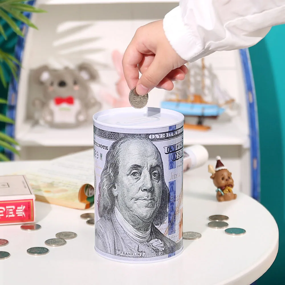 Wholesale Antique European Tinplate Piggy Bank Creative British Fashion Iron Money Box