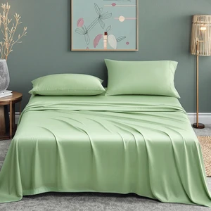 Australian 100% Organic Bamboo Fabric Modern Style Cooling Twin XL Sheets Set for Bedroom Wedding Plain Style