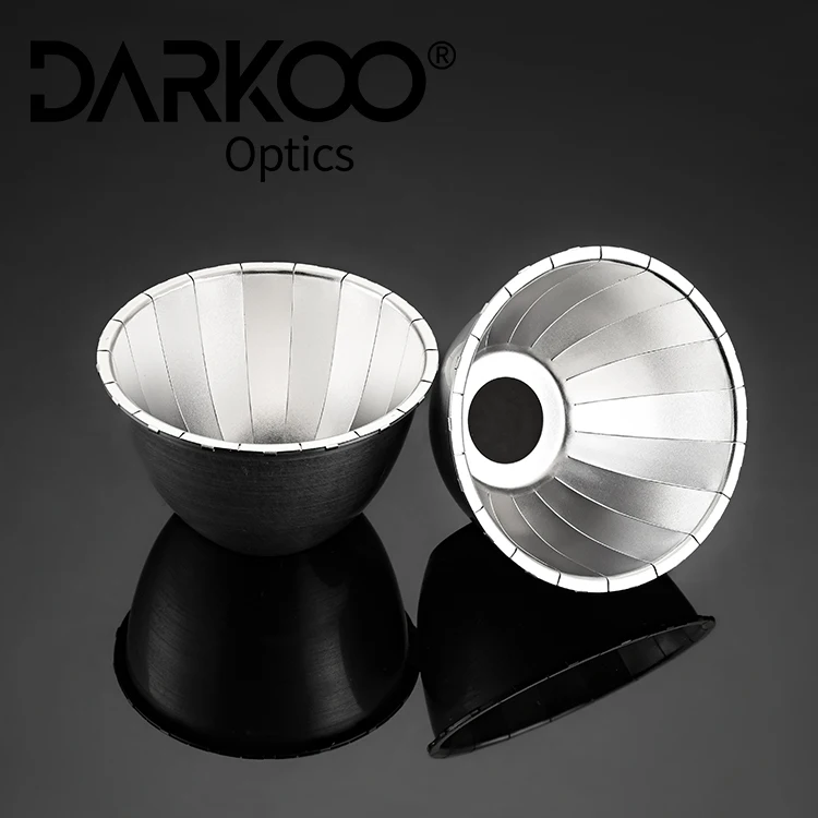 Custom Aluminum Reflector Led Pc Lens Light Led Lamp Reflector Lampara Cob Round Reflector