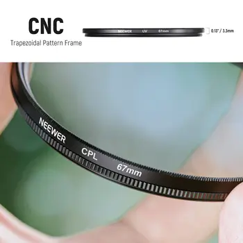 NEEWER 67mm ND2 ND4 ND8 UV CPL FLD Filter and Lens Accessories Kit Professional Lens Filter Accessory Kit detail image