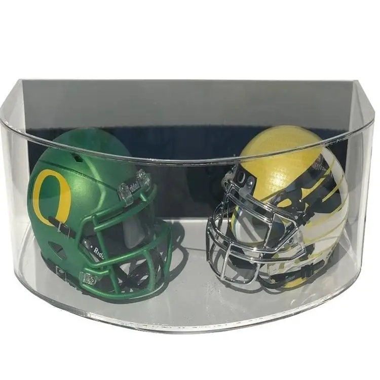 F1 Helmet Model Display Case Larger Acrylic Motorcycle Nascar Helmet