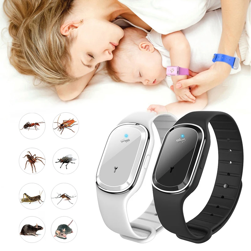 Adults Kids Mosquito Repellent Watch Ultrasonic Mosquito Repellent Bracelets