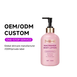 OEM ODM Vitamin C Hayluronic Acid Face Skincare Cream Brightening Moisturizer Niacinamide Nourishing Whitening Body Lotion