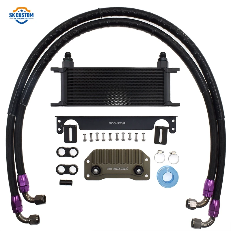SK Custom Oil Cooler Kit For Volvo S60L XC60 V40 V60 Cross Country 2.0T T5 T6 Engine Cooler Kit OE