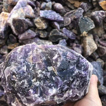 African  Natural Crystal Raw Stone Amethyst Rough Stone Raw Ore