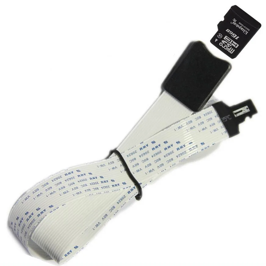 Panel Mount Sd Card to Micro Sd Card Extender Cable