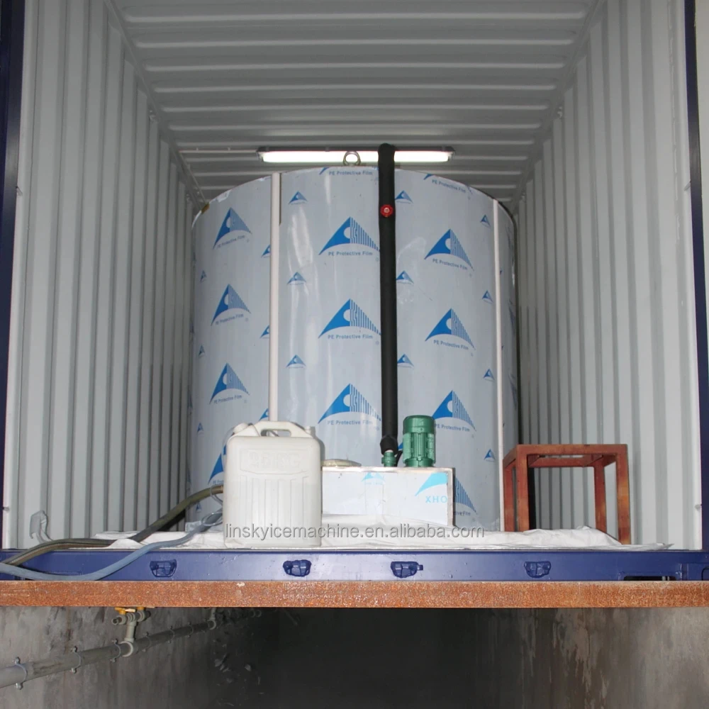 Automatic Ice Making Machine 20 Ton Containerized Flake Ice Machine