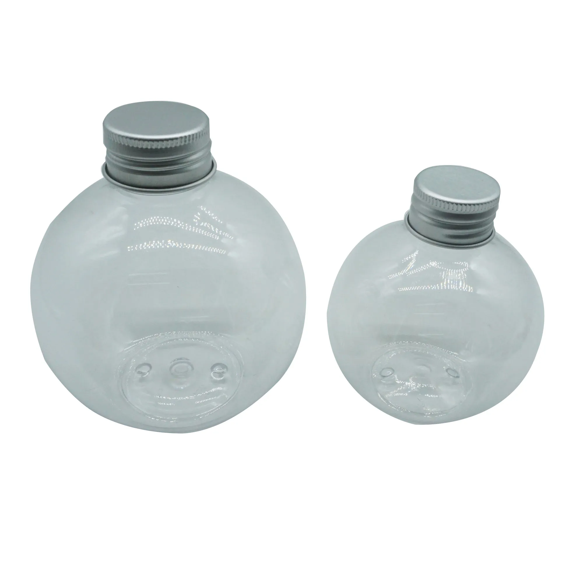 product juice bottle transparent round plastic 60ml 100ml 150ml 200ml food screen printing pet milk bottle pet bottles for drinks cnzhe-30