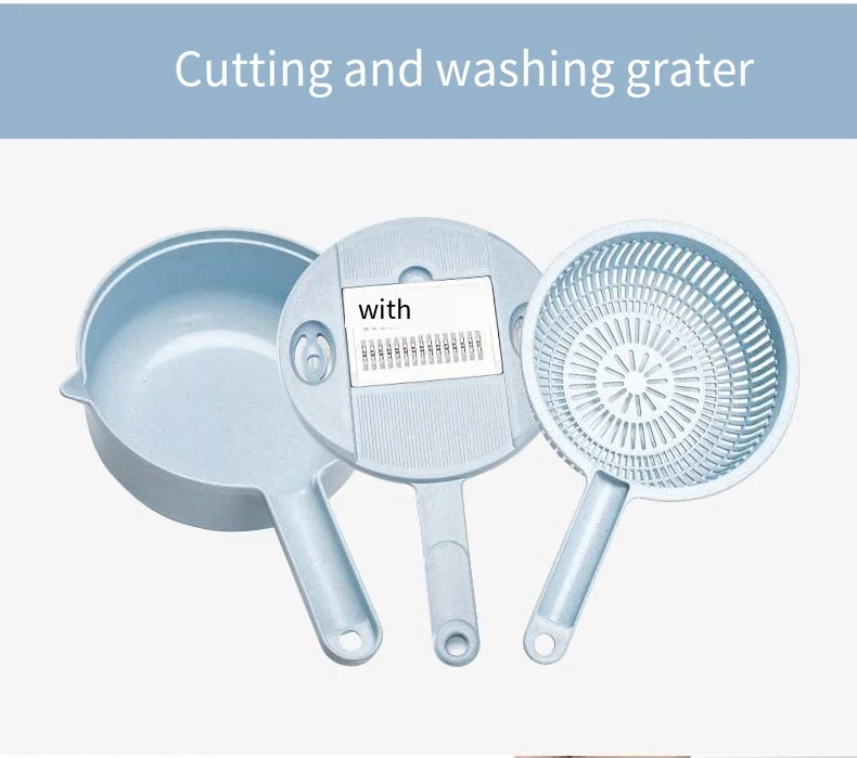 Kitchen supplies Multifunctional vegetable cutter Grater manual slicer radish potato thread slicer wiper supplier