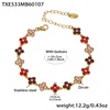 Txe533-red zircon bracelet Lengthen-Promotion