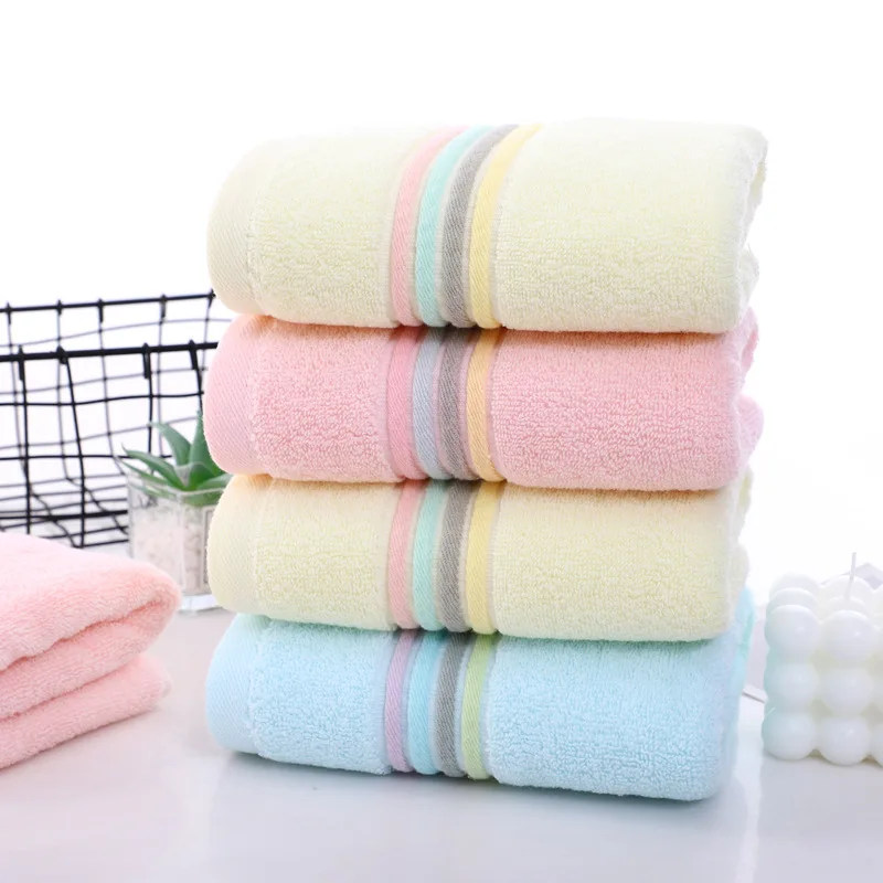 Custom Logo Thick Face bath Towel Wholesale Cotton Soft Bathroom Towel supplier