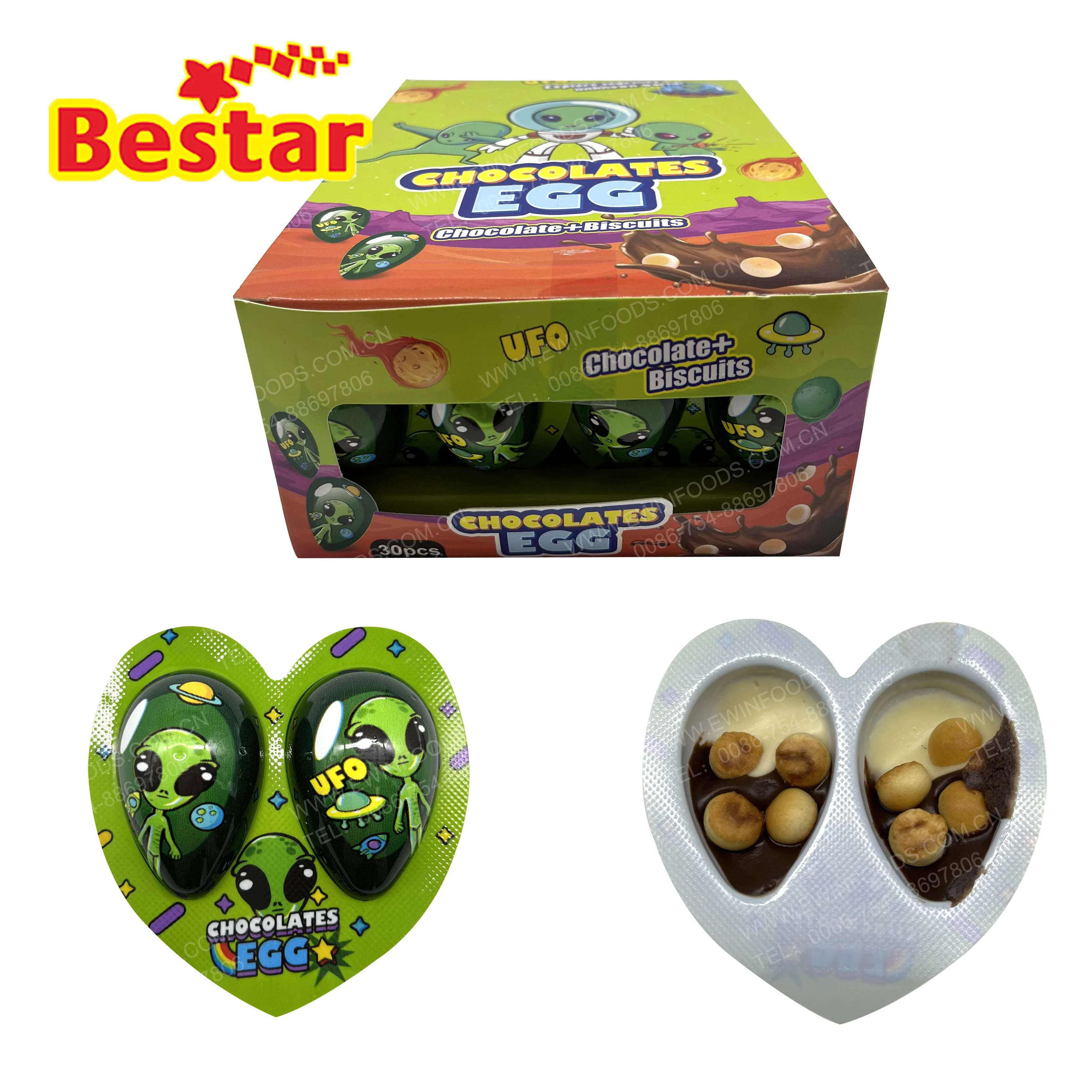 Новое инопланетное шоколадное яйцо в форме сердца Чоко Бисквитное 2 1 шоколад с бисквитным шаром