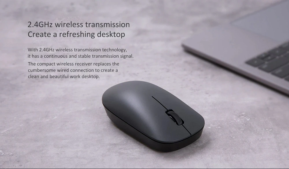Xiaomi Computer Accessories Laptop Mouse Lite 2.4GHz Ergonomic Optical mini Portable Mouse xiaomi