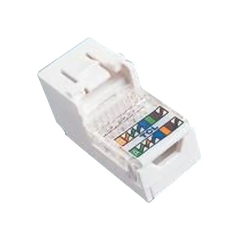 Cat5e-keystone-jack 180 grade UTP RJ45-netwerkmodule AP-5E-03-180 vir kleurgekodeerde bedrading