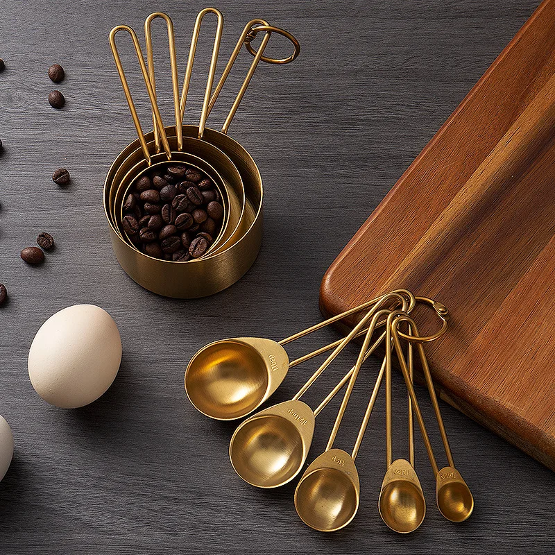 Measuring Cups Premium Stackable Kitchen Measuring Spoon Set Stainless Steel Measuring Cups and Spoons Set