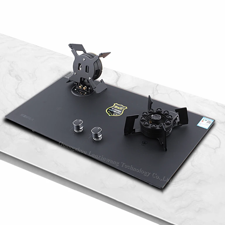 Hot Gas Stove Foldable Standard Double Head Flipup Easy To Clean Gas