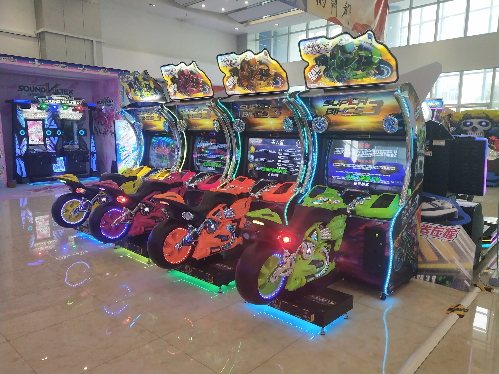 Hotselling Super Bike 3 Coin Operated Car Racing Arcade Simulator Video Game Machine for Sale