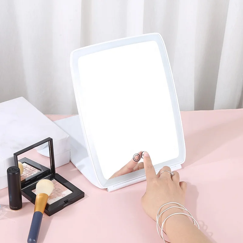 Three color options vanity mirror makeup USB charging led makeup vanity mirror