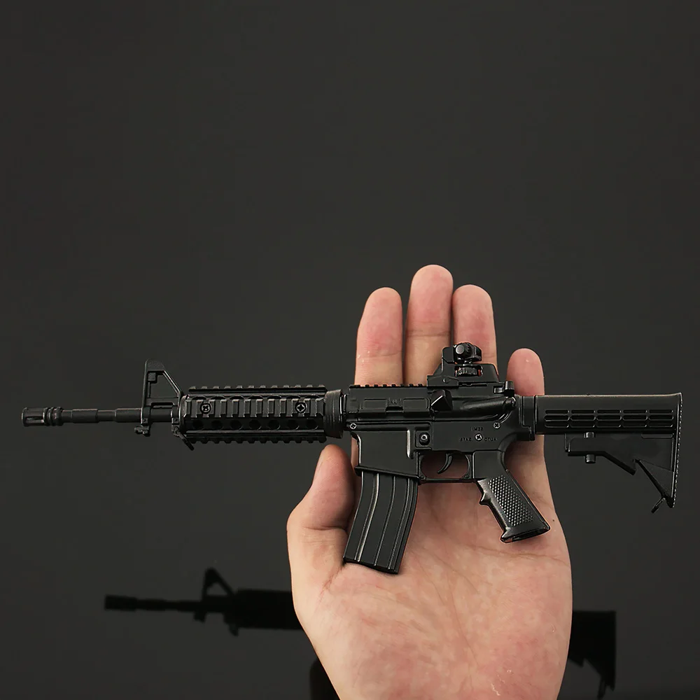 Factory Outlet 1:3 AR15 26cm Model Guns Mini Metal Sniper Rifle Mini Weapons