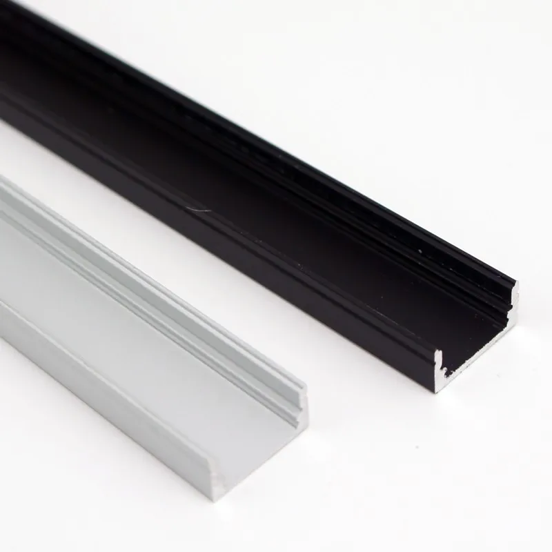 Custom  U Shape 6063 Led Channel Aluminum Led Aluminum Profile and Aluminum Led Profile