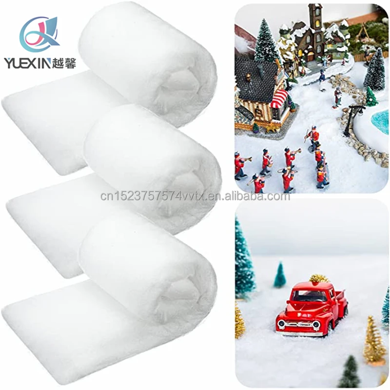 Snow Cover Blanket Roll 100 Polyester Soft Christmas Decoration