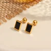 Carré de zircon noir diamant