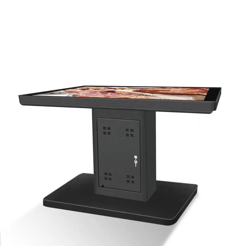 Интерактивный кофейный столик smart touch с ЖК-дисплеем, квадратный журнальный столик для заказа ресторана, Android