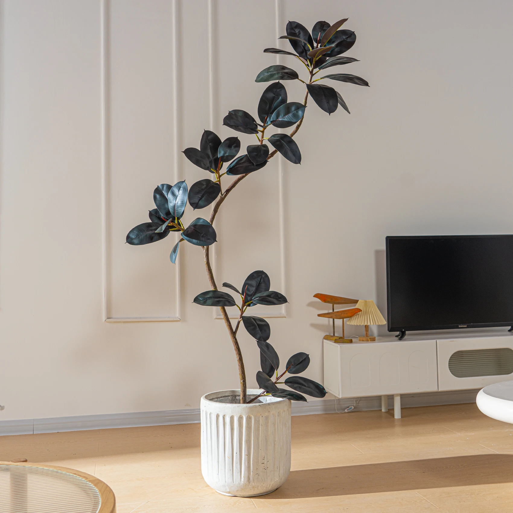 Artificial Plants Greenery Faux Plant Tree Large Artificial Banyan Tree Plant Artificial Tree Indoor Outdoor Decoration with Pot