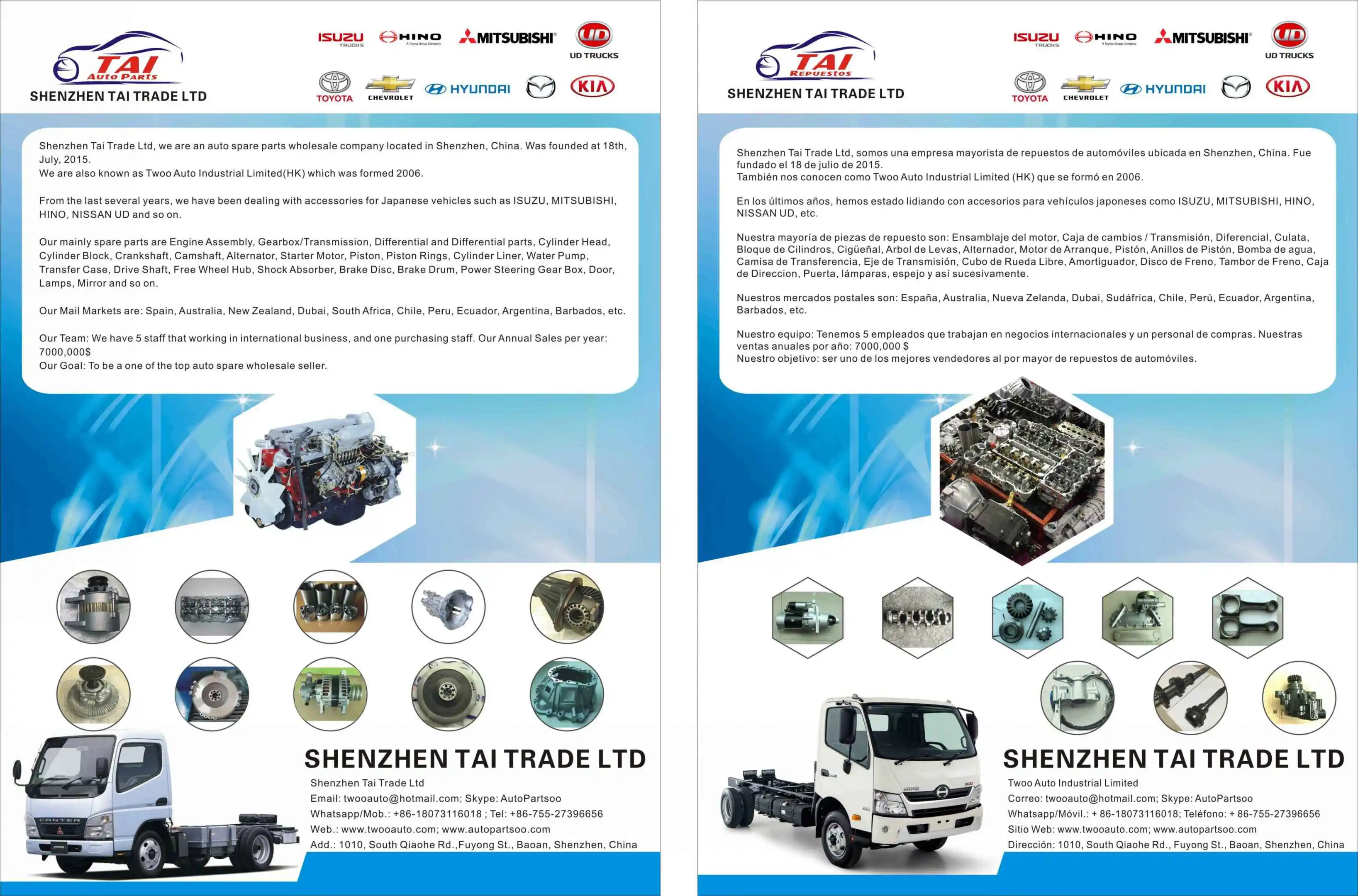 New Air Compressor Head 14540-99208 for Nissan UD RE8