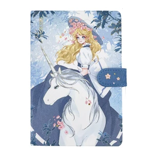 Floral Dance Design Japan Cherry Blossom Magnetic Style PU Cover Notebook Planner for Girls