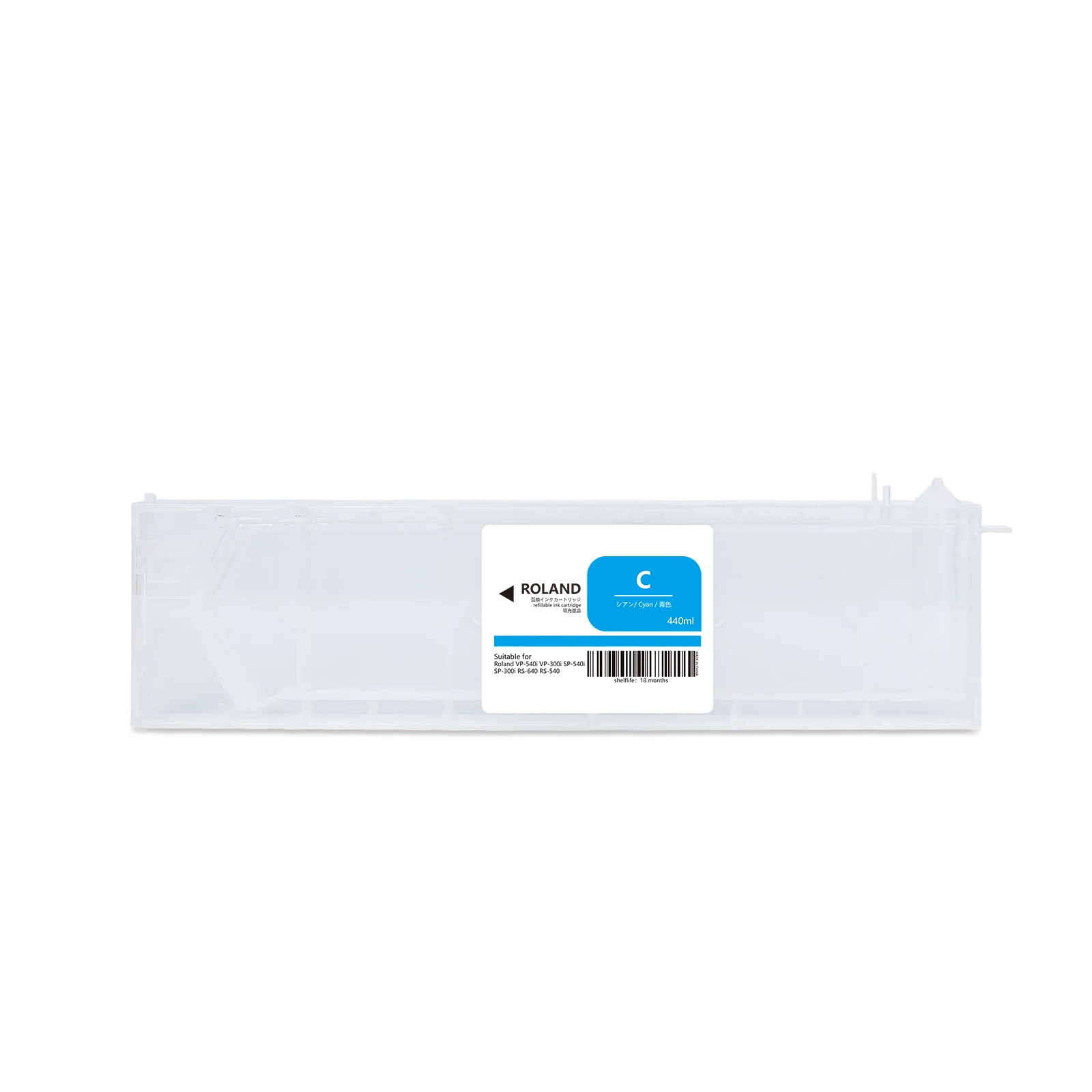 Eco Sol Max Empty Refillable Ink Cartridge With Chip for Roland RS-640 RS-540 VP-540i SP-540i VP-300i VP-300i Printers