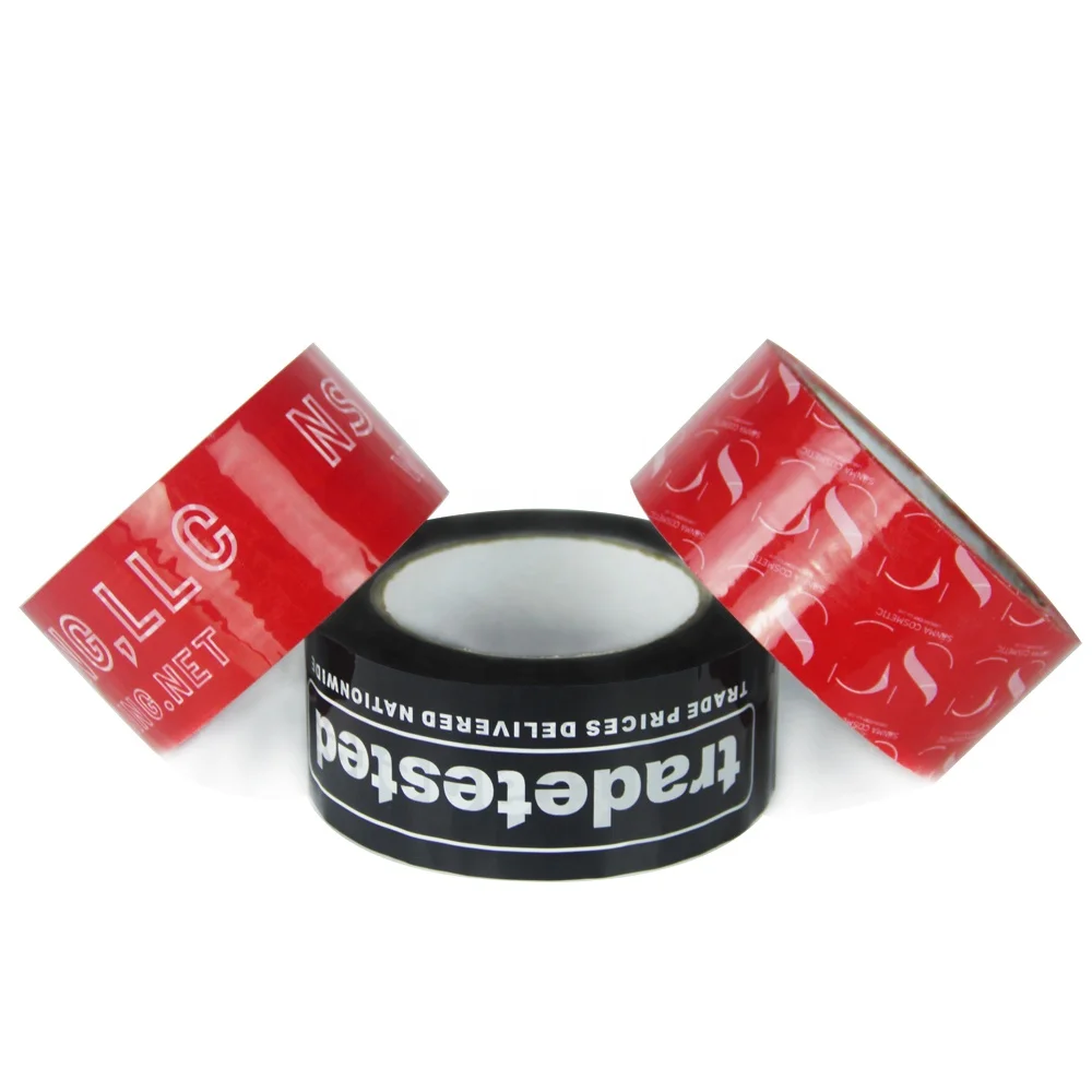 Small MOQ Customized Printed Branded Pink Packaging Mail Box Packing Tape With Logo Skotch Emballage for Small Business