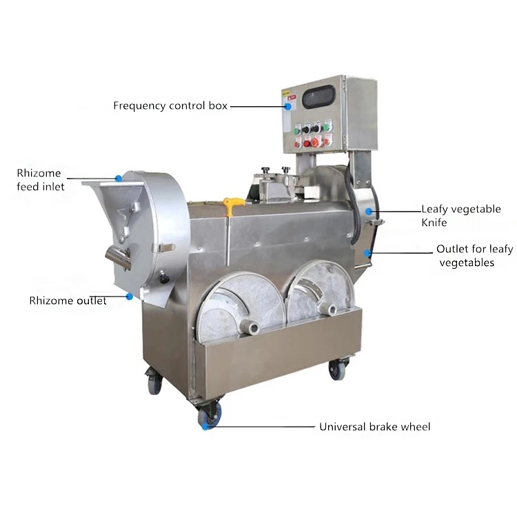 Multifunction Electric Industrial Vegetable Cutter/Vegetable Slicer/ Vegetable Cutting Machine - Image 6