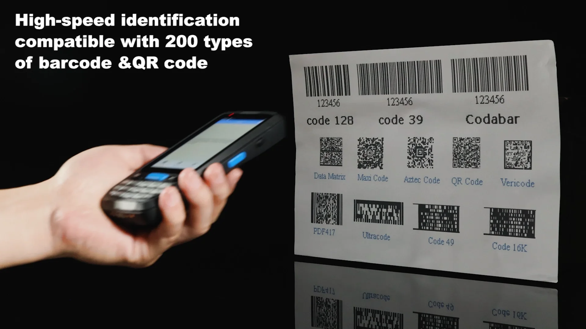 Pda Android 9.0 Mobile Phone Pda Barcode Scanner Rogged Zkc Module