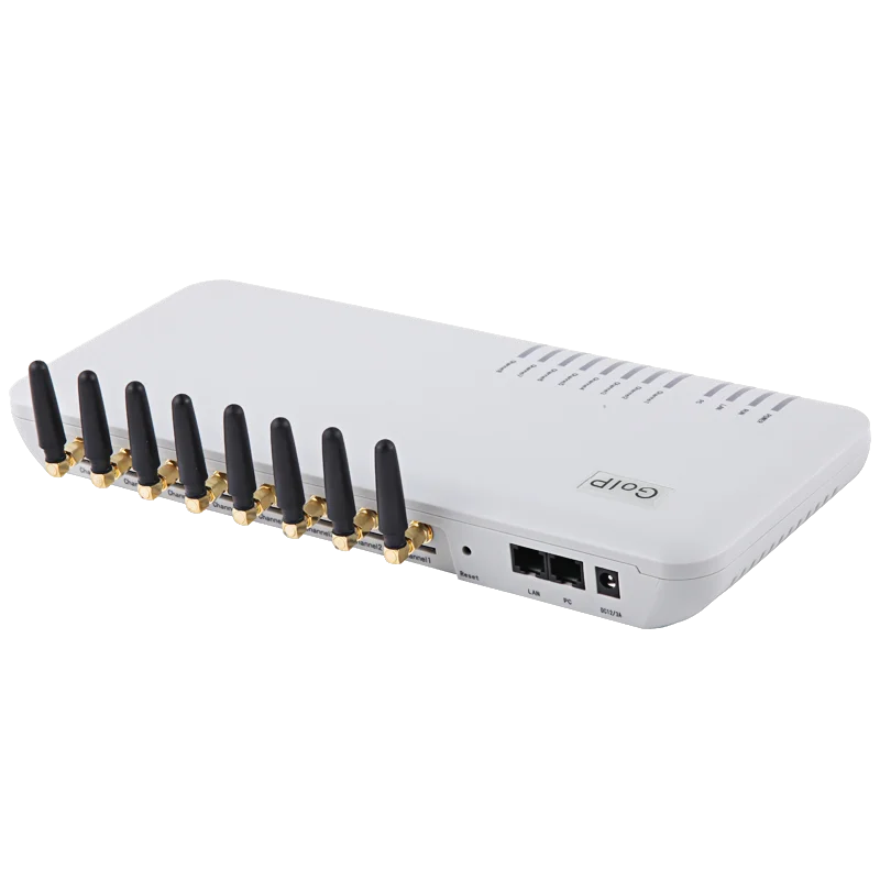 GOIP-8 Anysun Quad Band GSM voip Gateway 8 Channel GOIP IMEI Changeable Support sim Bank SIP/H.323