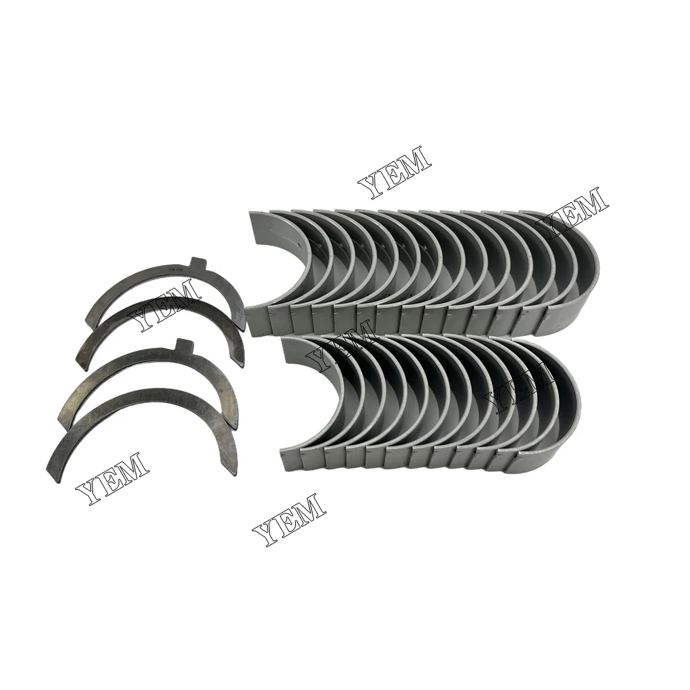 Main Bearing and Connecting Rod Bearin Kit & Thrust Washer Set for QSB6.7 Engine Replacement Parts 2